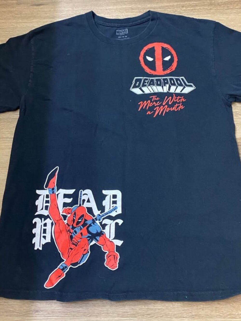 Deadpool Wade Wilson Maximum Effort Graphic T-Shirt – Front & Back Hit